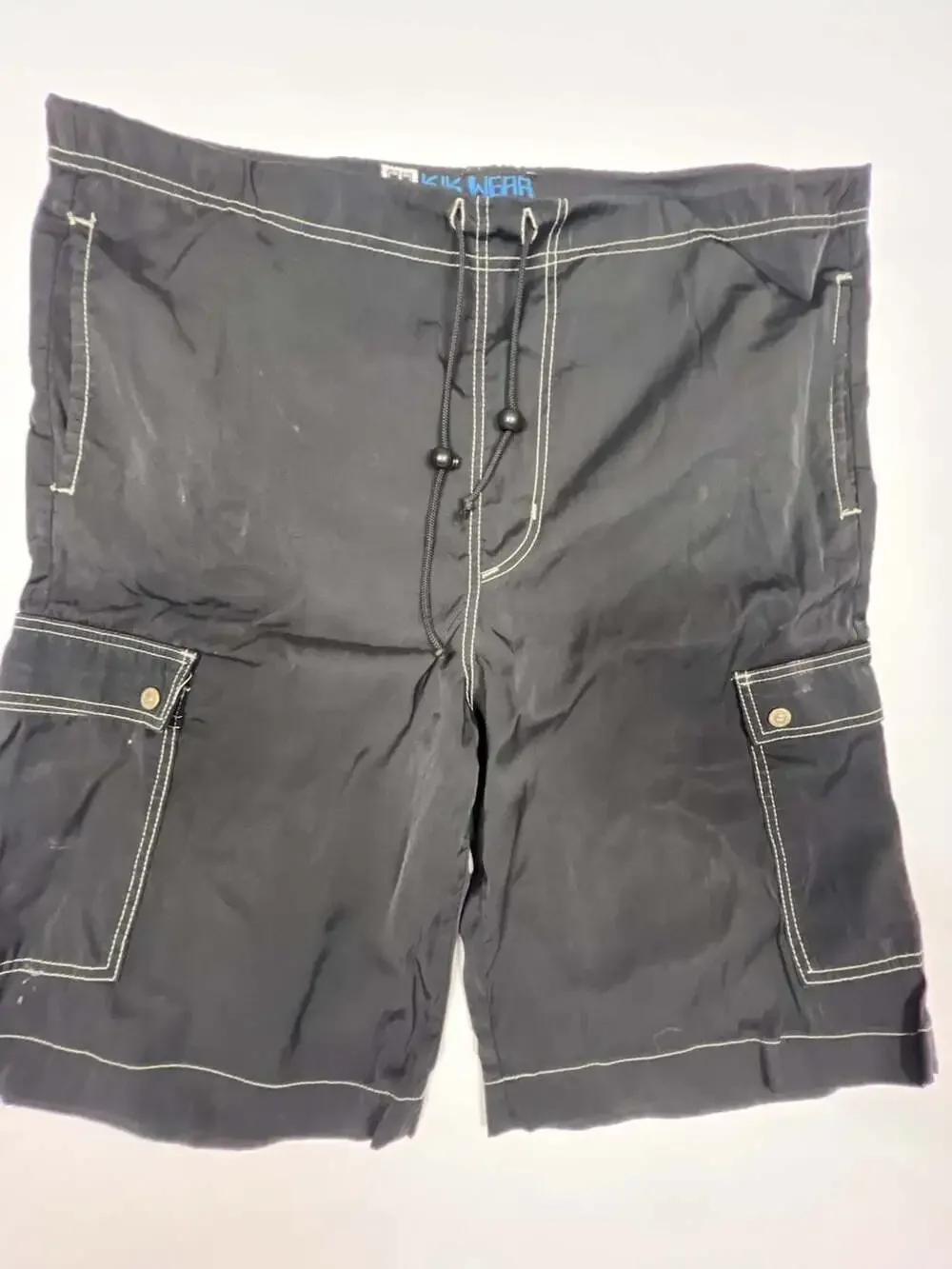 Kikwear Counter Intelligence Vintage Y2K Nylon Cargo Shorts